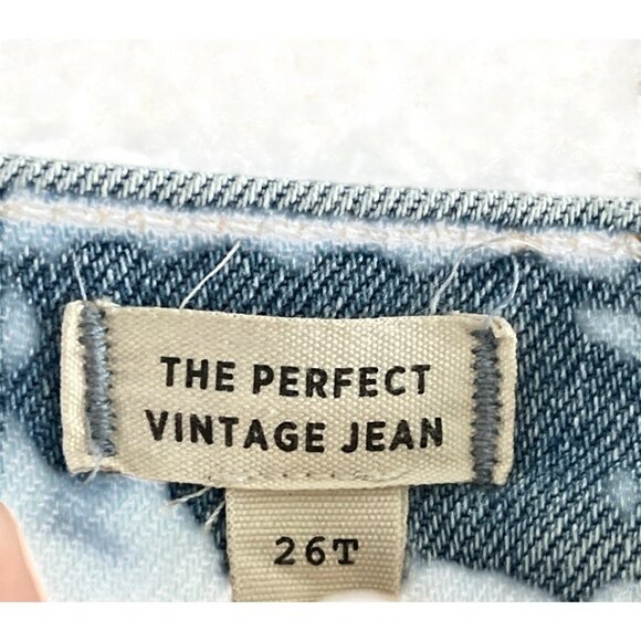 Madewell The Tall Perfect Vintage Jean Coffey Wash Worn-In Sz 26 Tall MC493 $135 - Picture 10 of 14